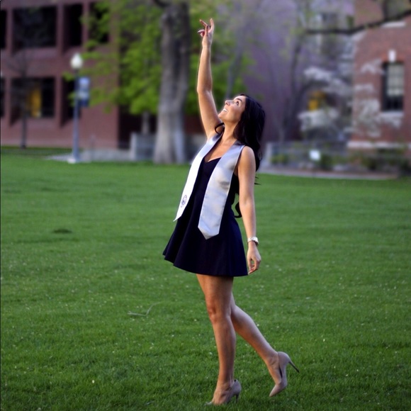 Lulus navy mini dress - Picture 4 of 4